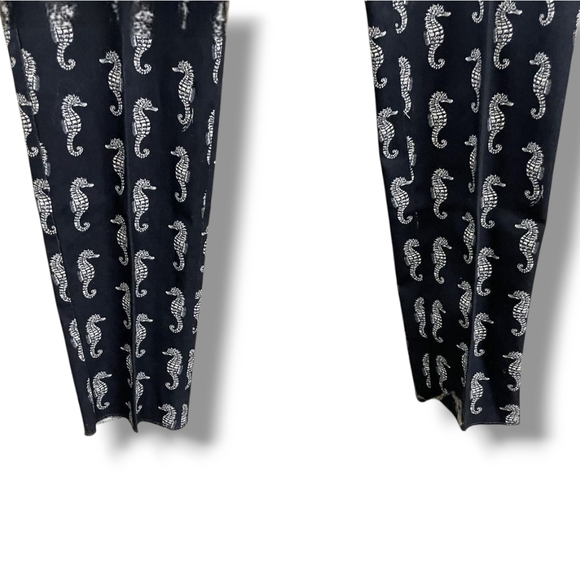 Dolce & Gabbana Dark Blue & White Seahorse Print Slim Fit Chino Pant 34" Waist - Picture 11 of 16